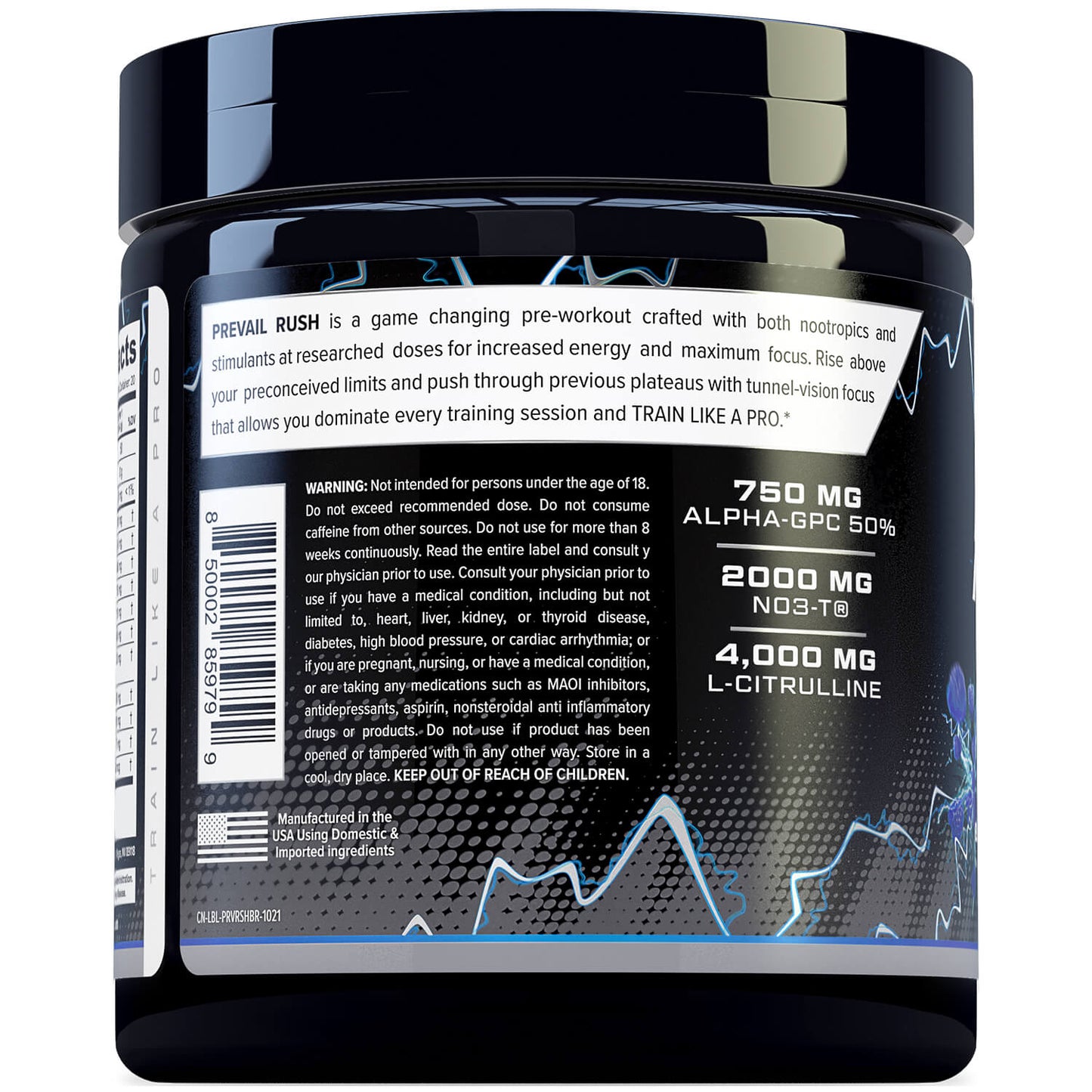 PREVAIL RUSH: PRE WORKOUT POWDER