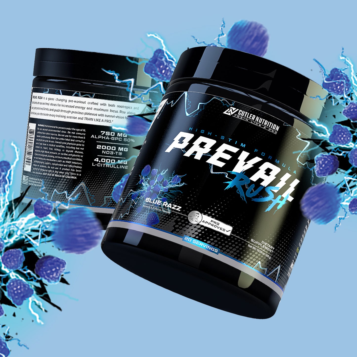PREVAIL RUSH: PRE WORKOUT POWDER