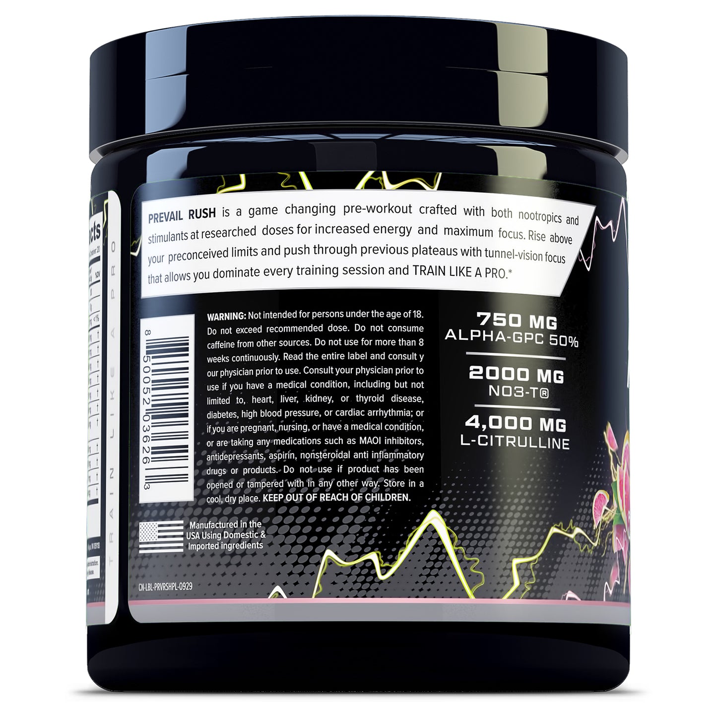 PREVAIL RUSH: PRE WORKOUT POWDER