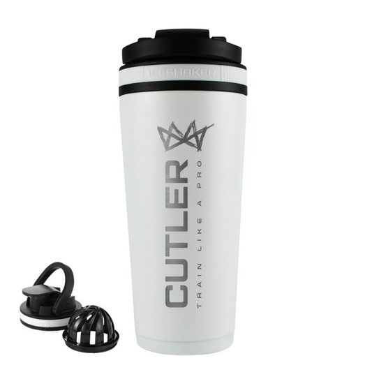 Cutler Matte White Ice Shaker, 26 oz