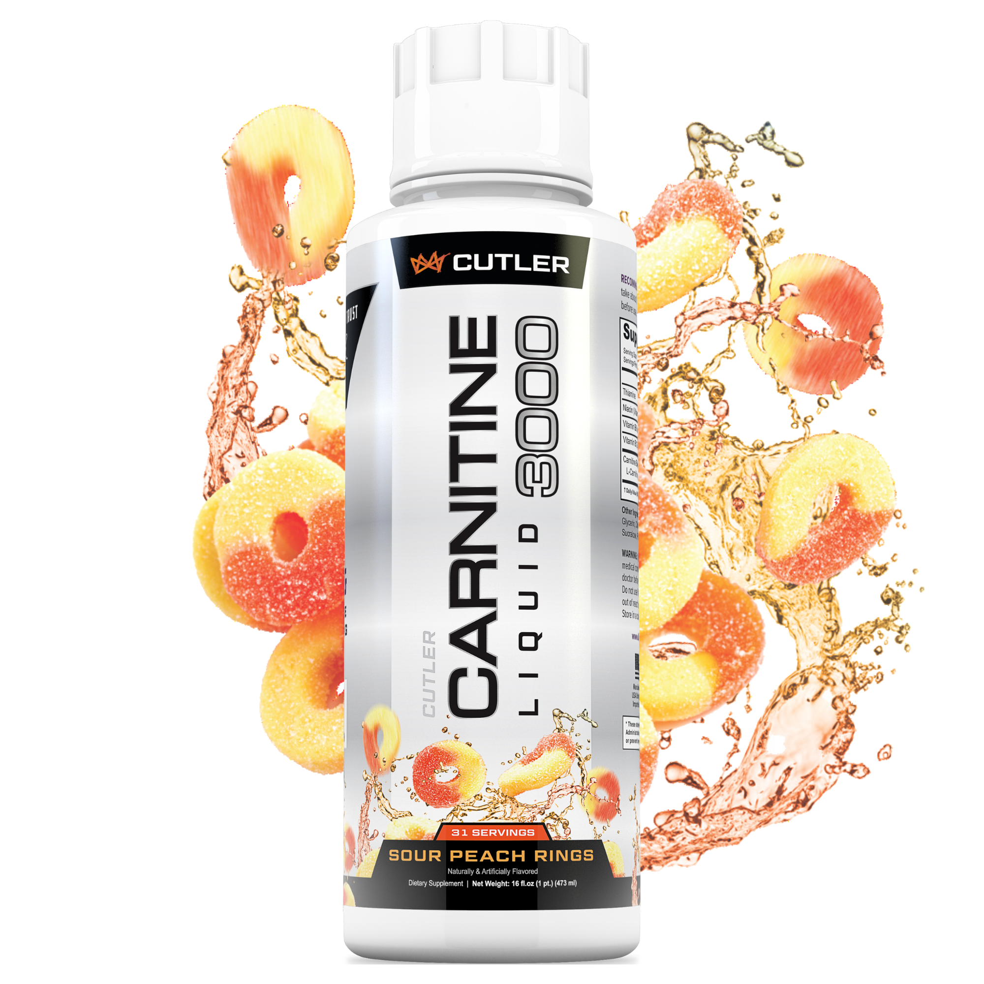 Sour Peach Rings flavor bottle