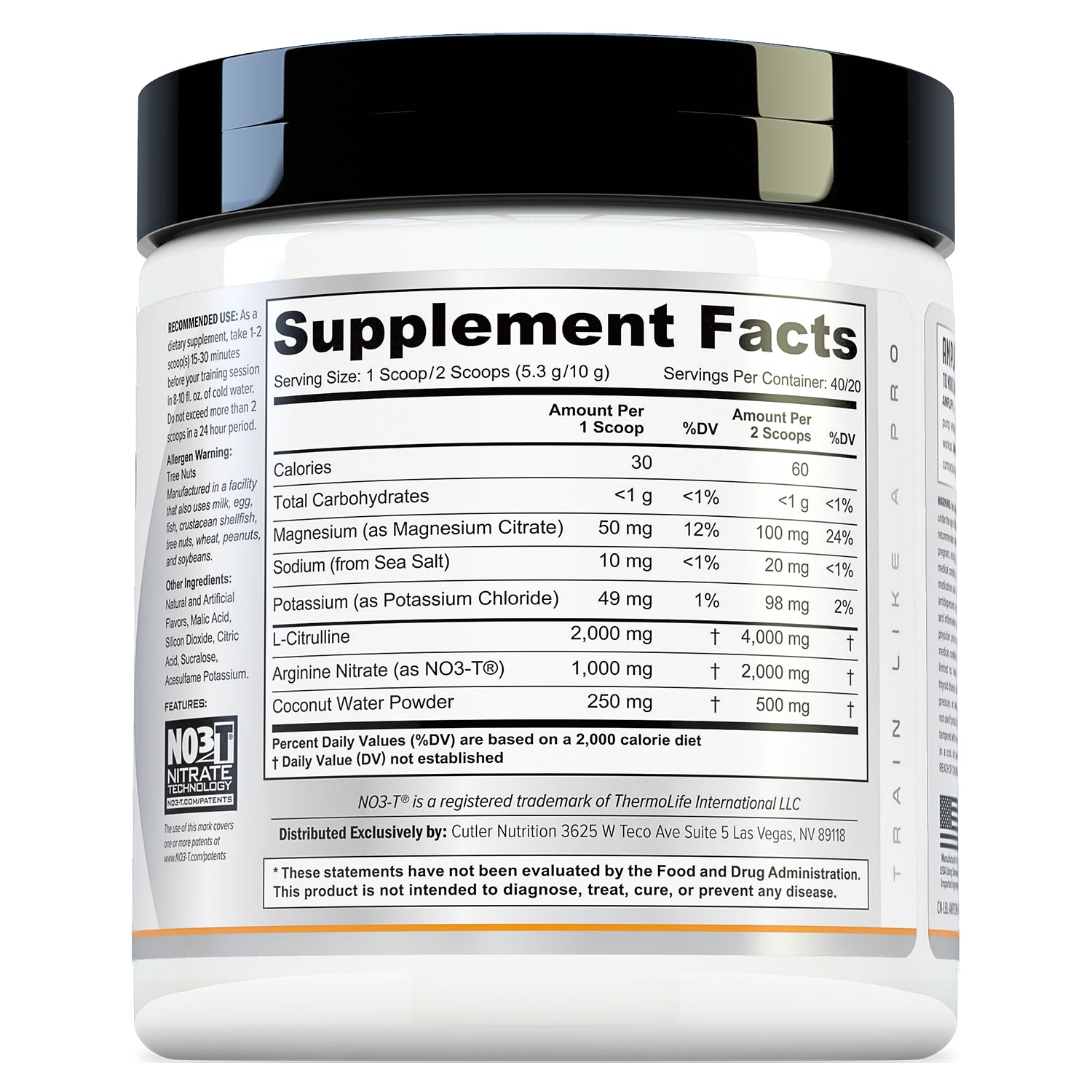 AMPLIFY 2.0 Caffeine Free Pre Workout – Cutler Nutrition