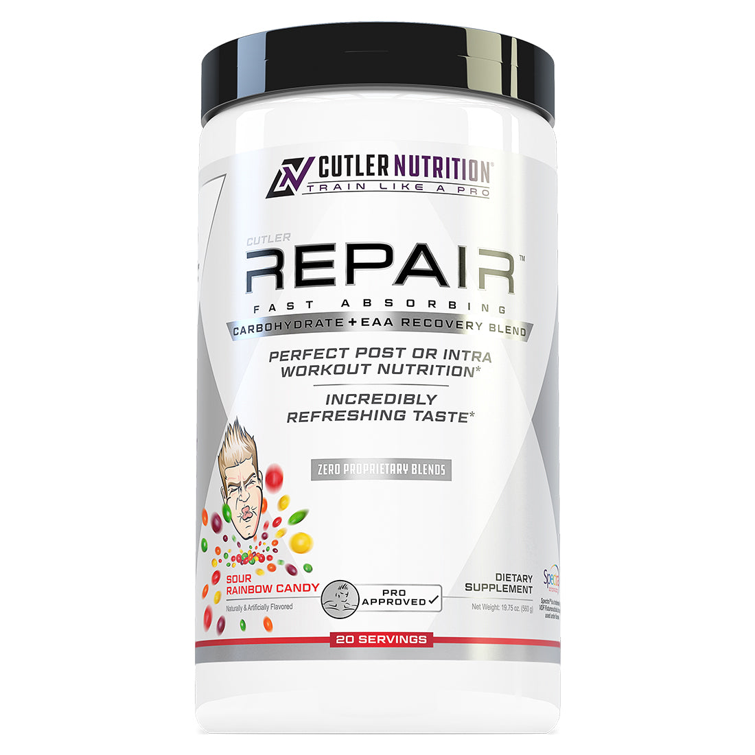 REPAIR POST WORKOUT SUPPLEMENT RECOVERY DRINK POWDER, 20 SERVINGS