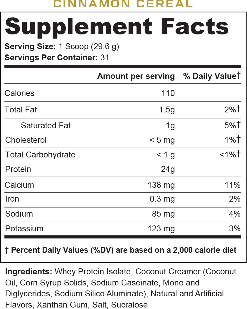 Supplement Facts 4