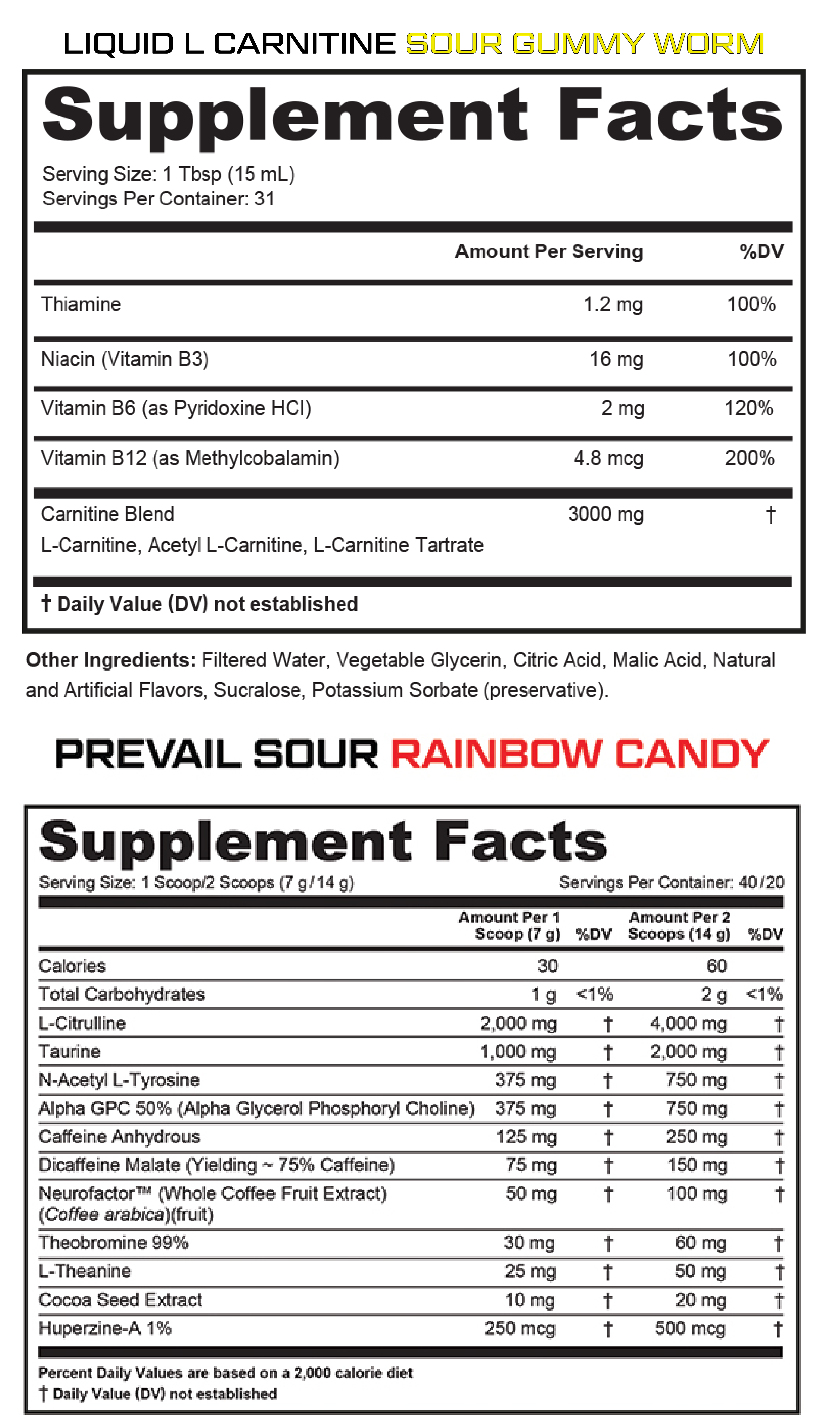 Supplement Facts 1