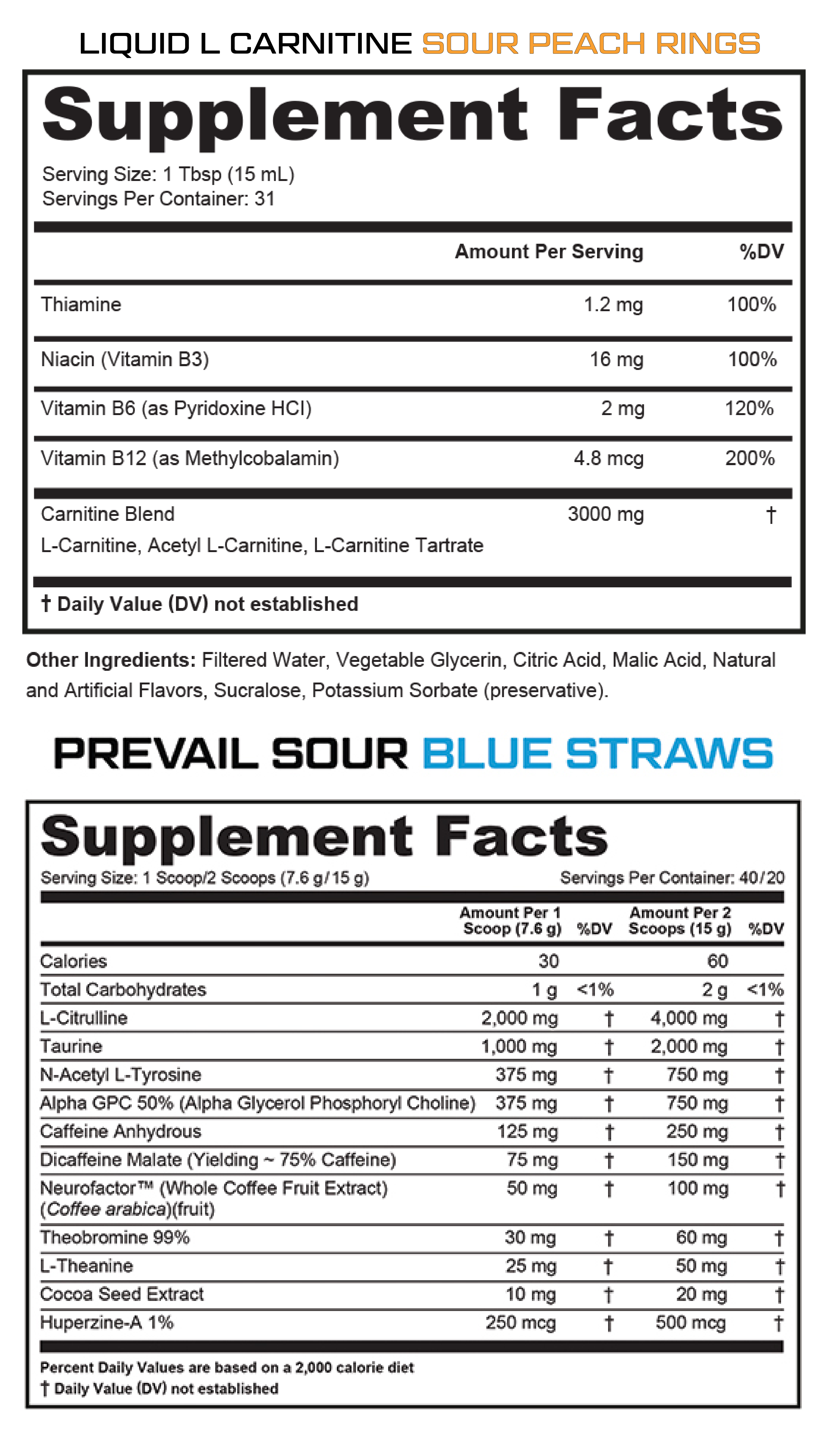 Supplement Facts 8