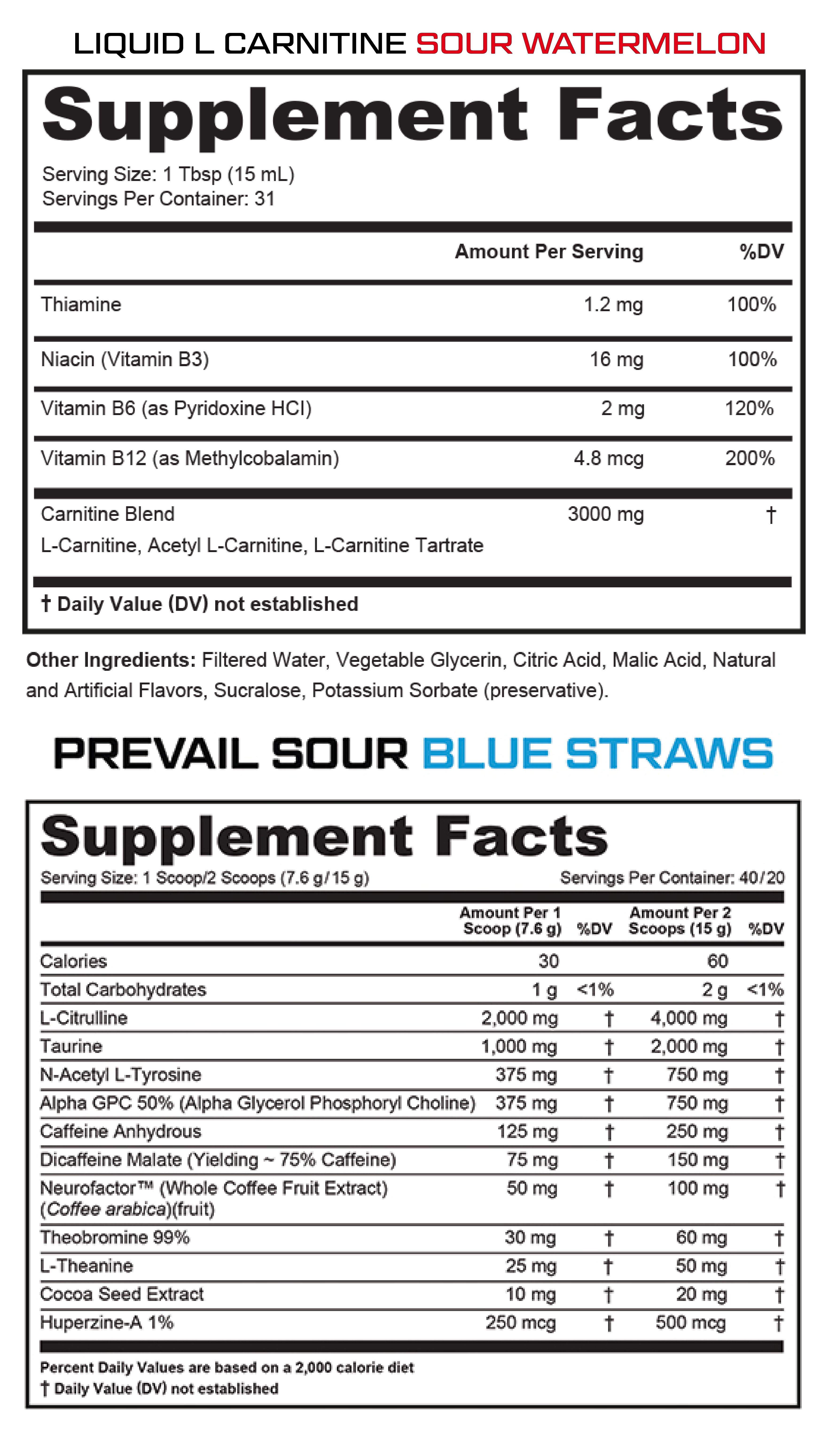 Supplement Facts 6