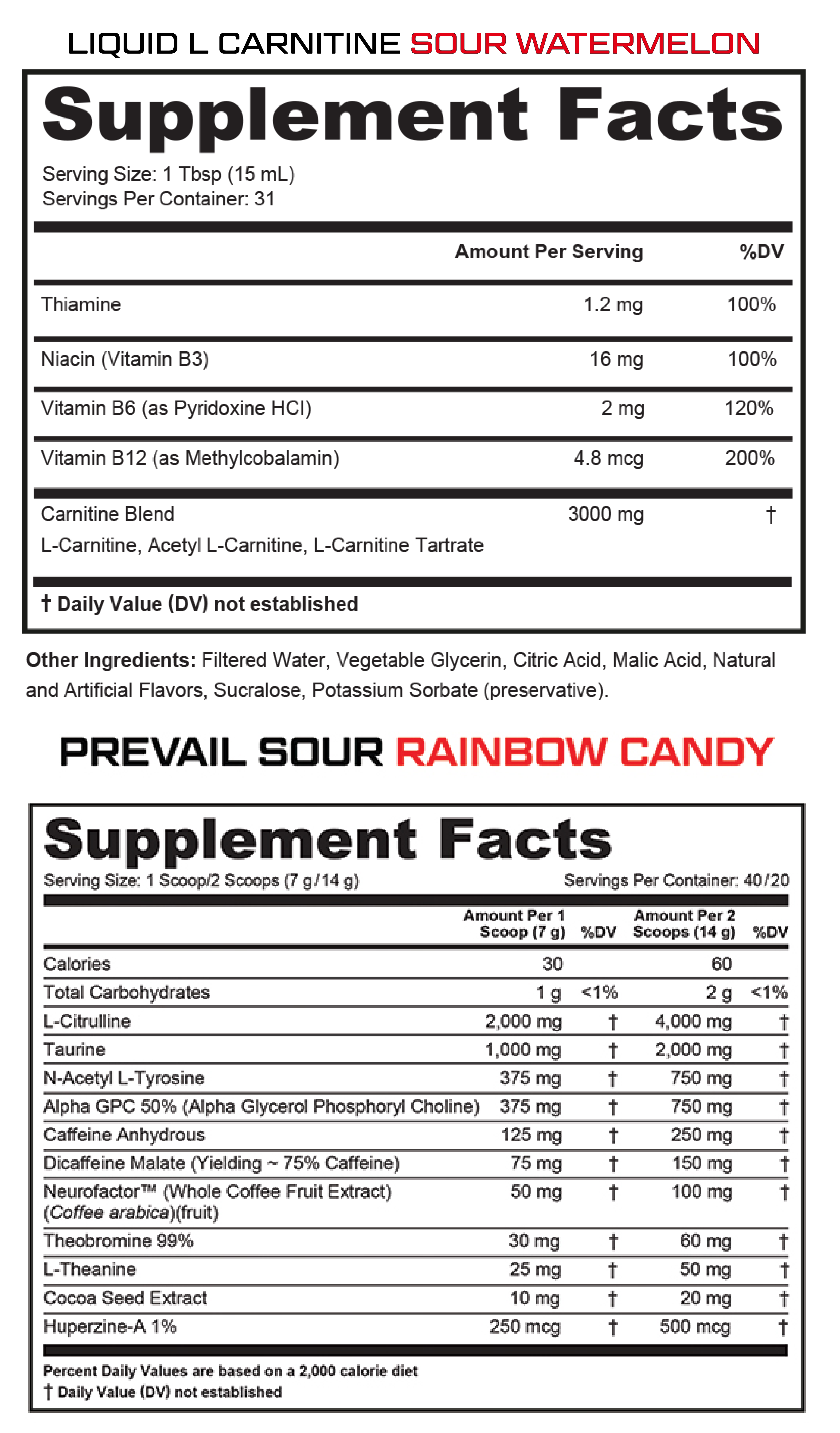 Supplement Facts 3
