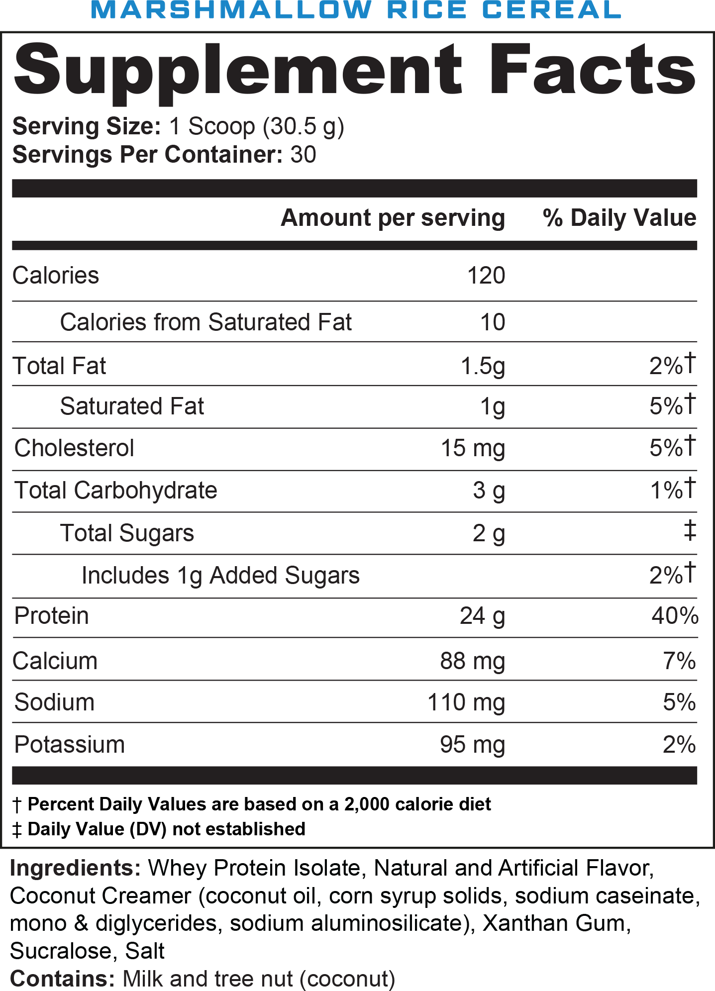 Supplement Facts 5