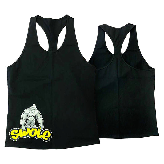 Swole Monkey Side Print Stringer